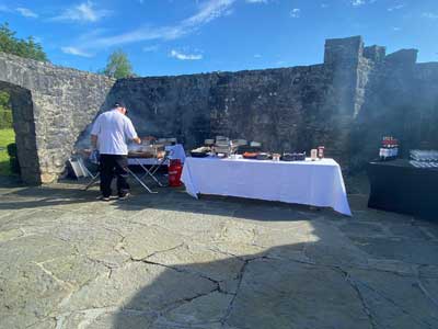outdoor barbeque